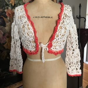 Nine West Crochet Shrug